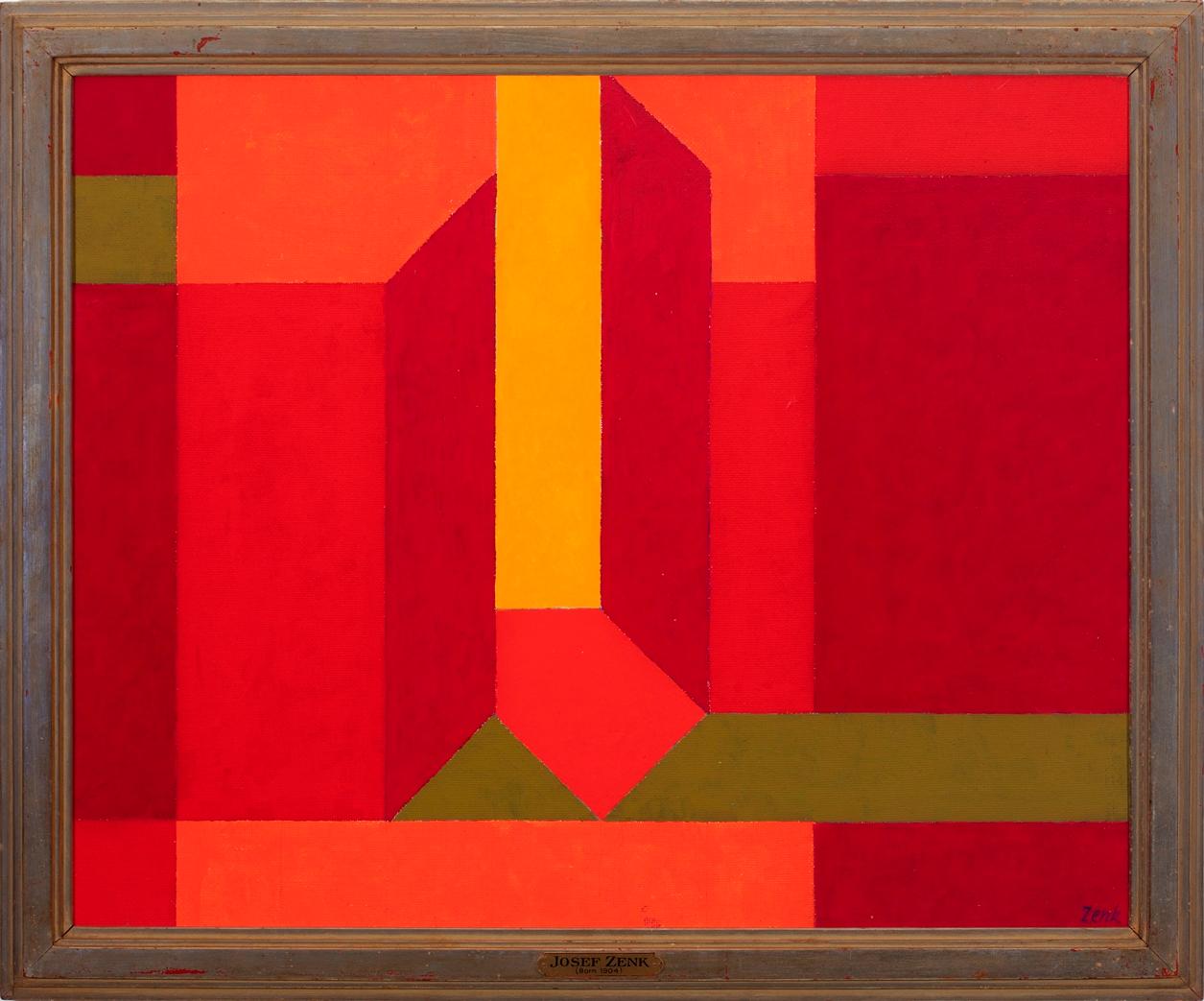Josef Zenk Abstract Painting - "Exit"