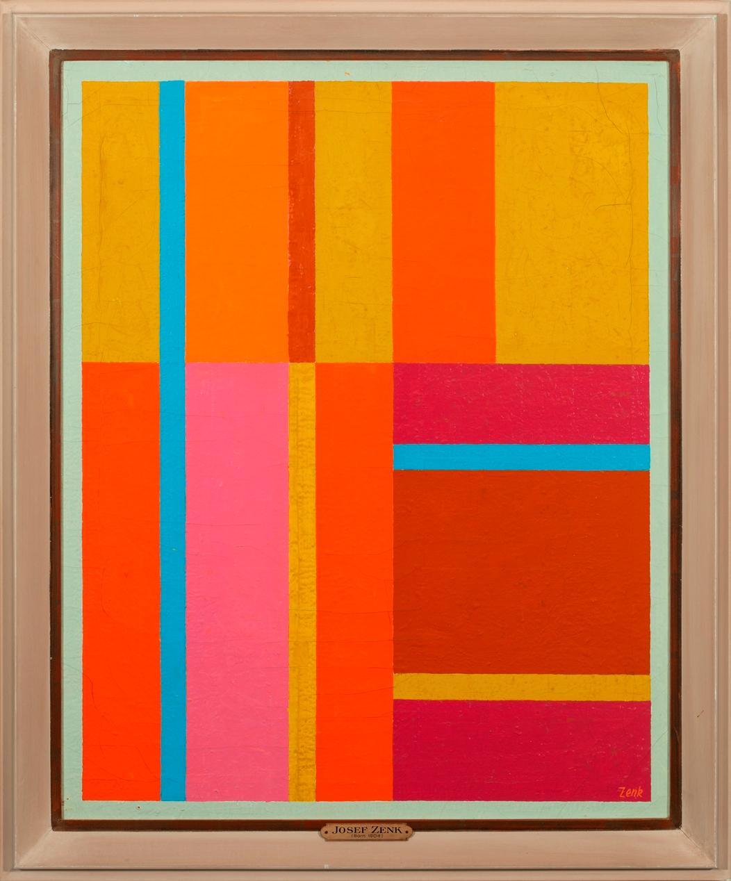 Abstract Painting di Josef Zenk - "Schema"