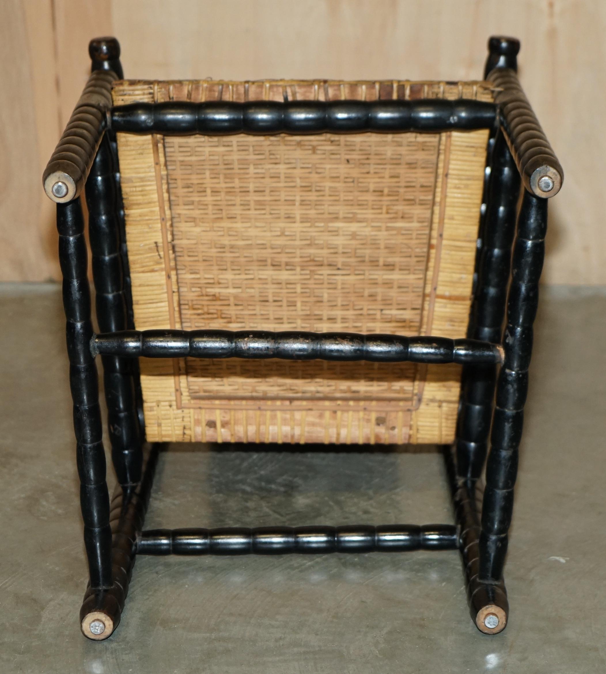 JOSEF ZOTTI POLTRONA JUGENDSTIL SILLÓN DE MADERA DE ÁRBOL EBONIZADO CiRCA 1911 en venta 12
