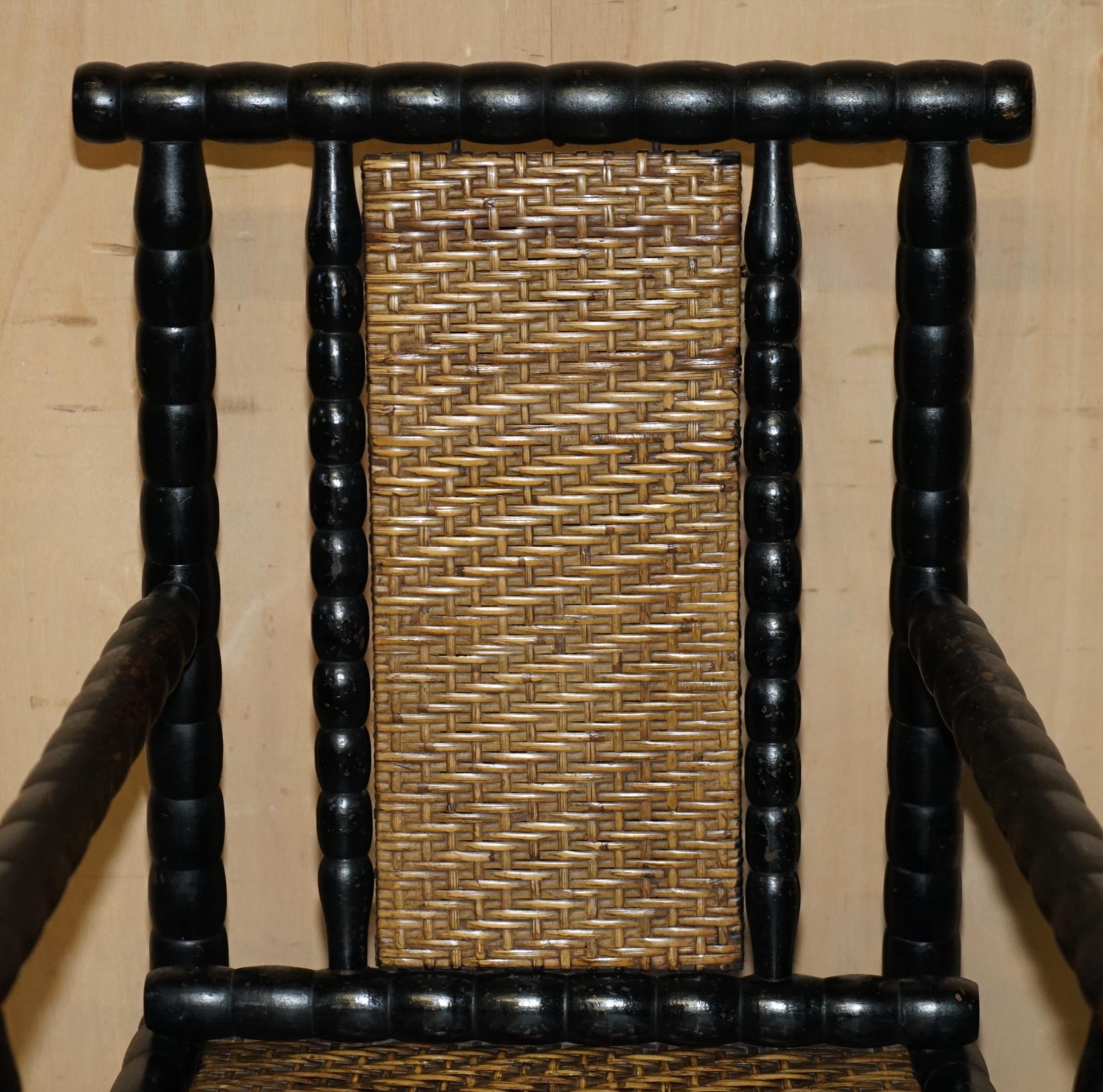 JOSEF ZOTTI POLTRONA JUGENDSTIL SILLÓN DE MADERA DE ÁRBOL EBONIZADO CiRCA 1911 Eduardiano en venta