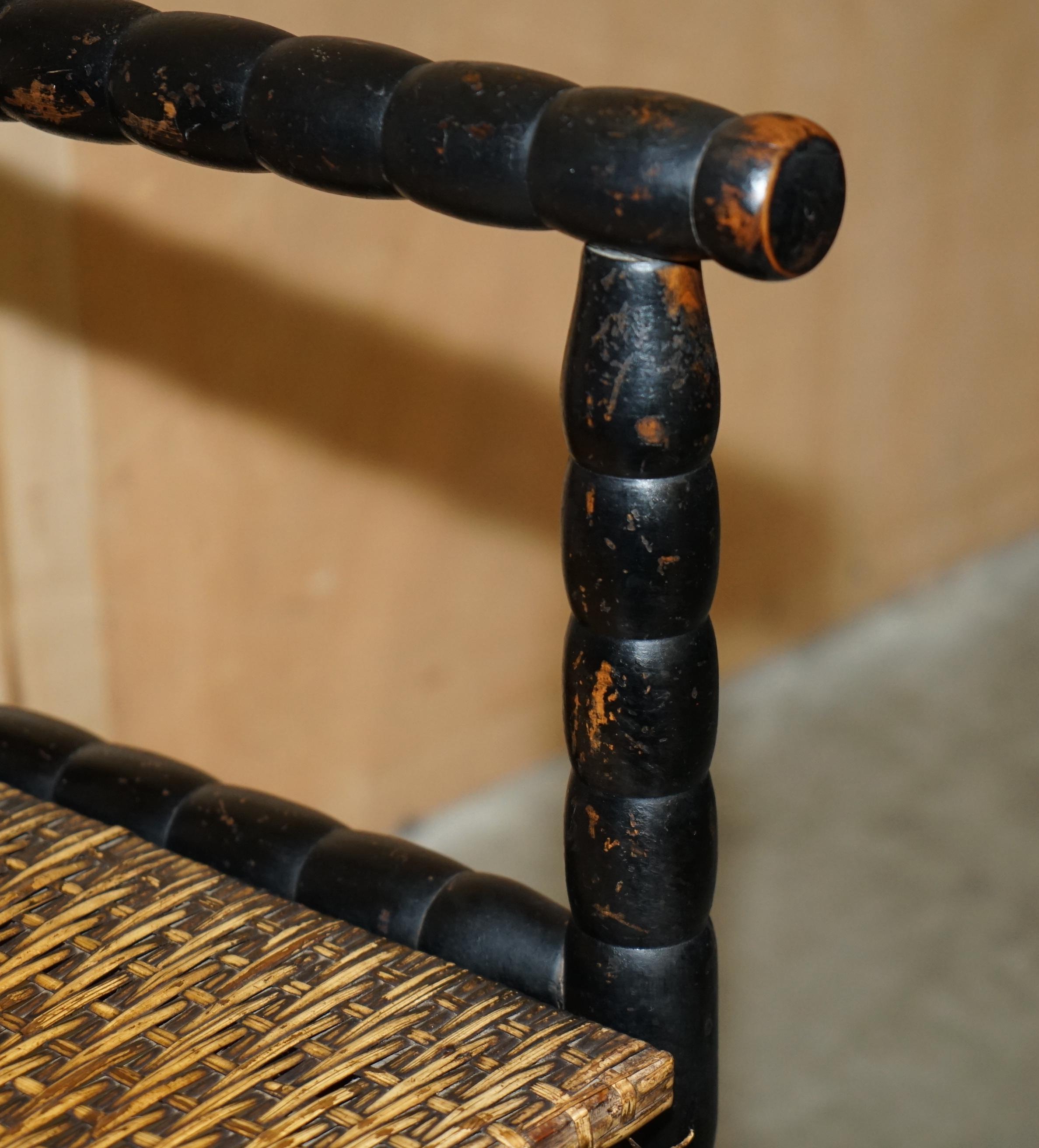 JOSEF ZOTTI POLTRONA JUGENDSTIL SILLÓN DE MADERA DE ÁRBOL EBONIZADO CiRCA 1911 Rush en venta