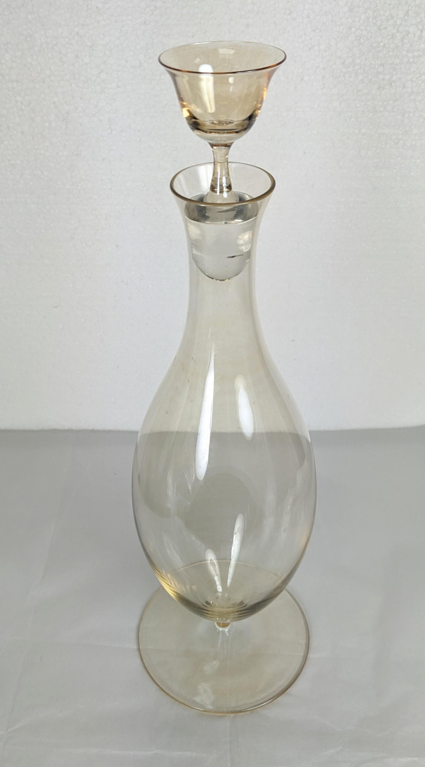 Joseff Hoffman Decanter for the Weiner Wekstatte by Lobmeyr (Geblasenes Glas) im Angebot