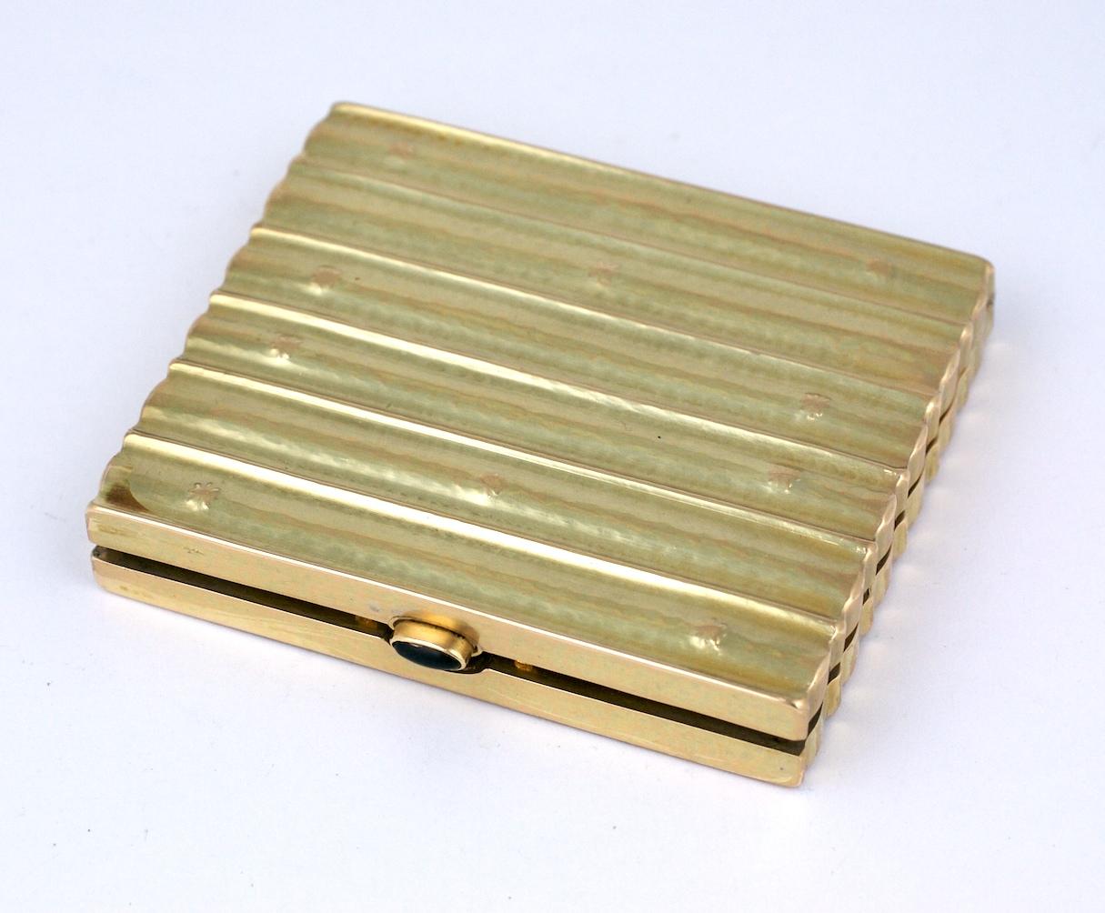 vintage gold cigarette case