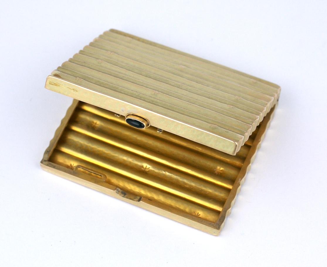 vintage gold cigarette case