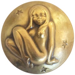 Vintage Joseff of Hollywood Aquarius brooch