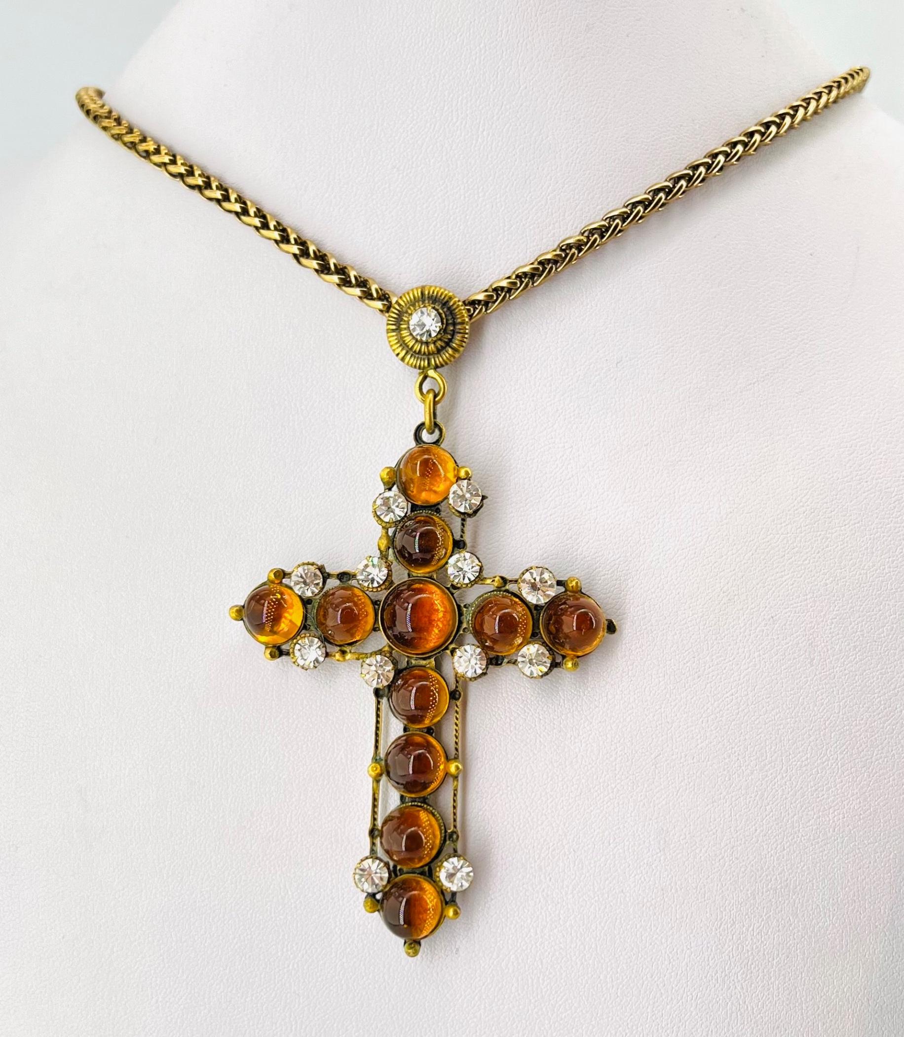 costume jewelry cross