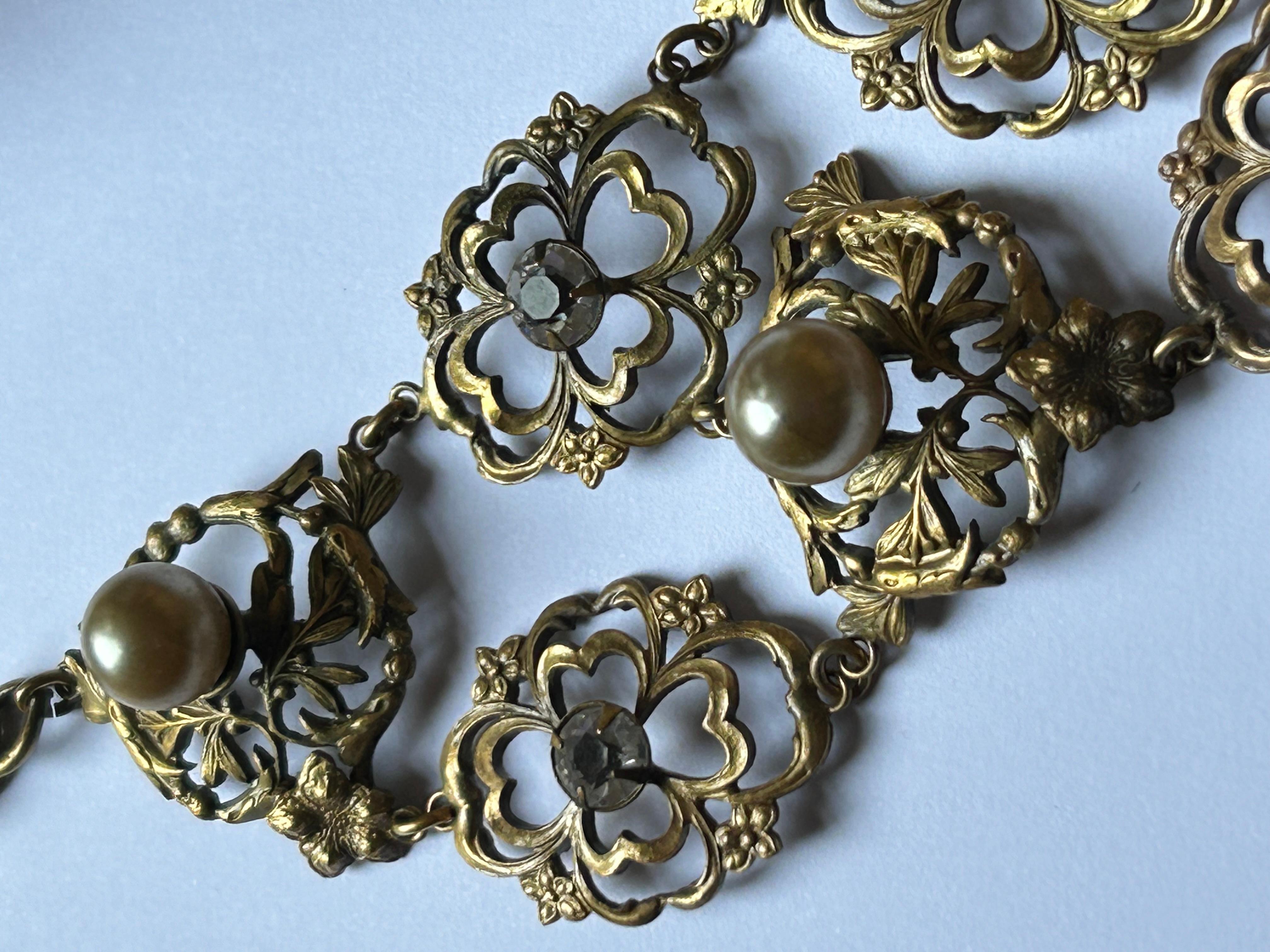 Joseff von Hollywood  Halskette und Armband Vintage Damen im Angebot