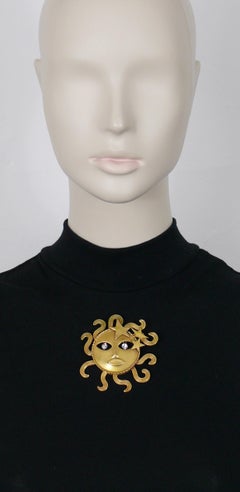 Joseff of Hollywood The Sun God Vintage Brooch
