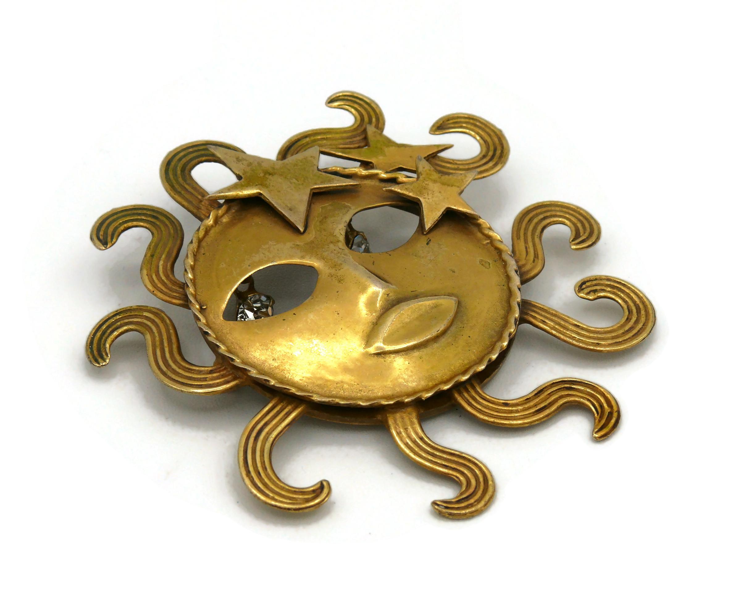 Women's Joseff of Hollywood The Sun God Vintage Brooch