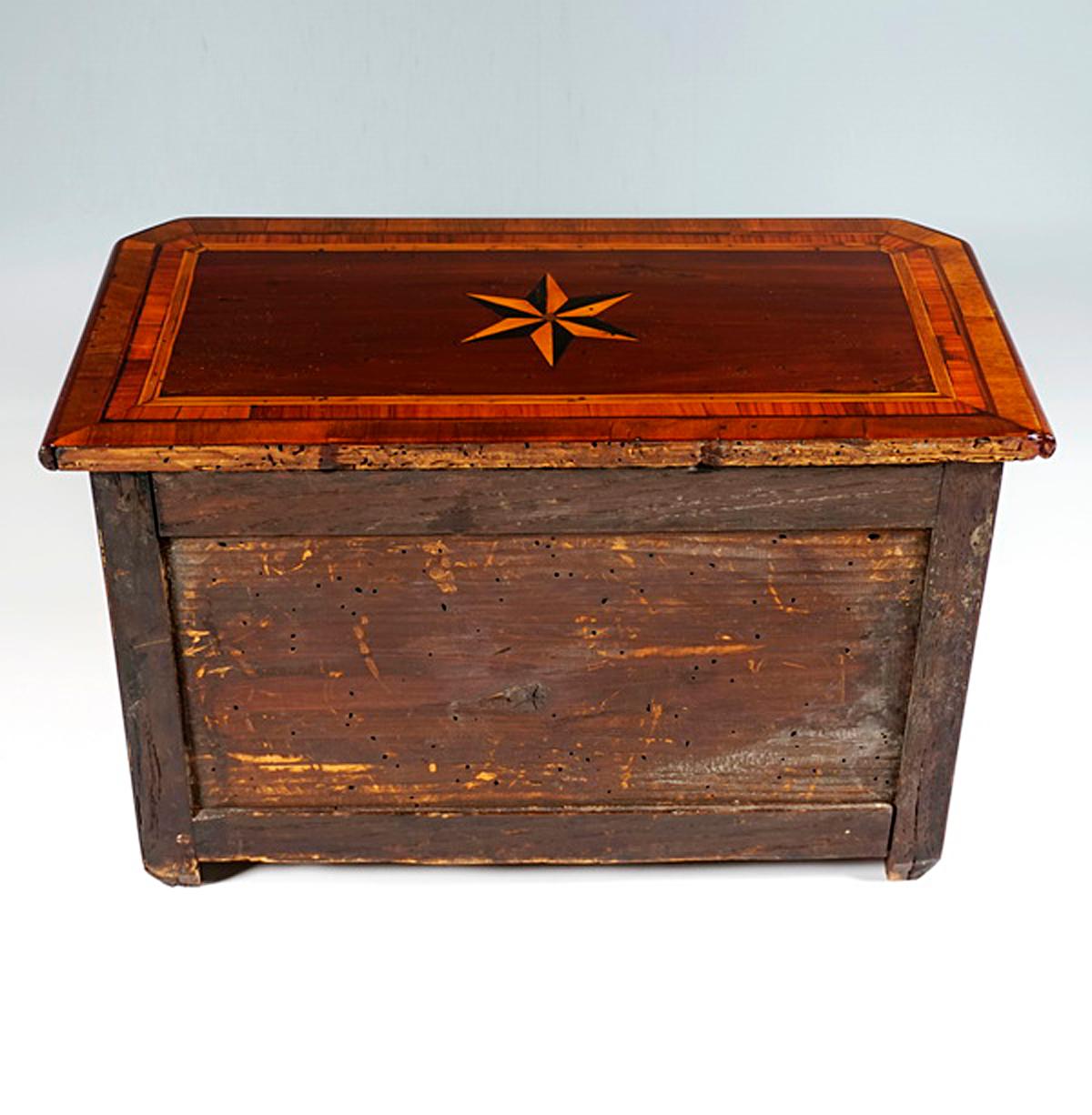 Fruitwood Josefinian Model Chest Of Drawers With Fine Marquetry, Vienna, ca 1770/1780