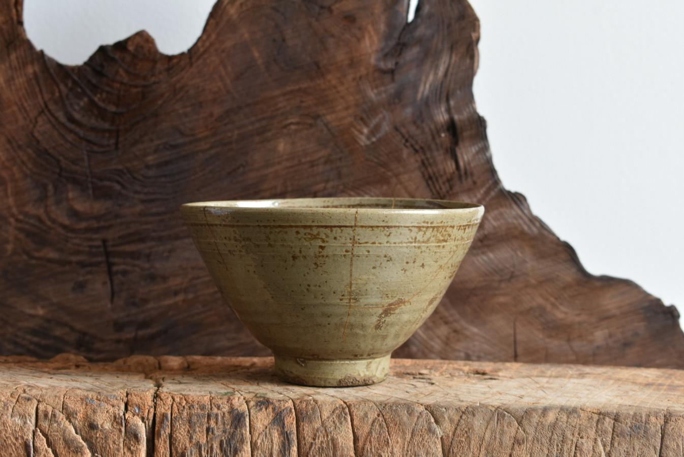 Joseon Dynasty Antique Tea Bowl/1600s/Beautiful Kintsugi Bowl/Wabisabi Pottery 12