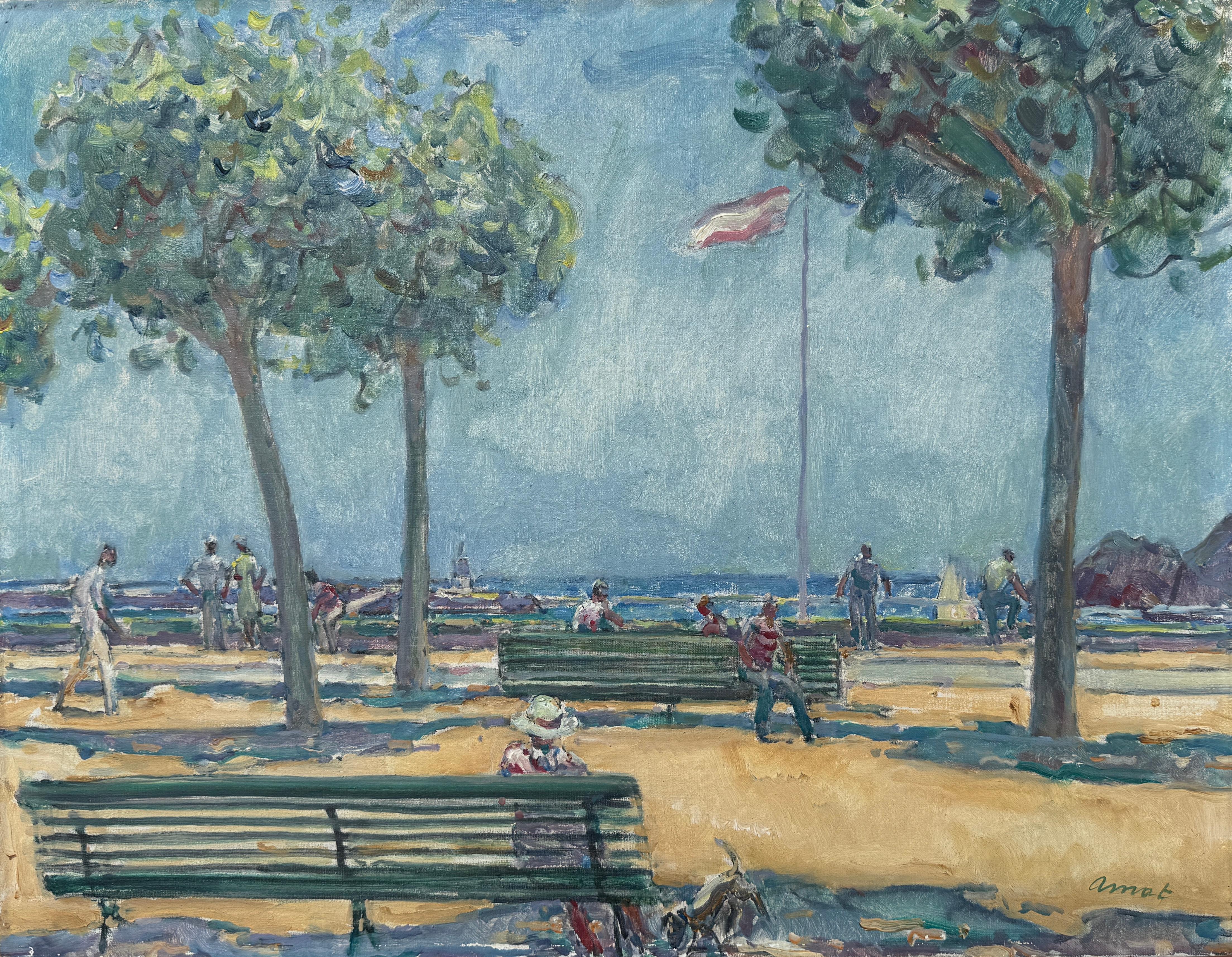 Promenade in Sant Feliu de Guíxols Spain