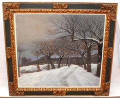Paisaje nevado - Técnica mixta - Año 1920