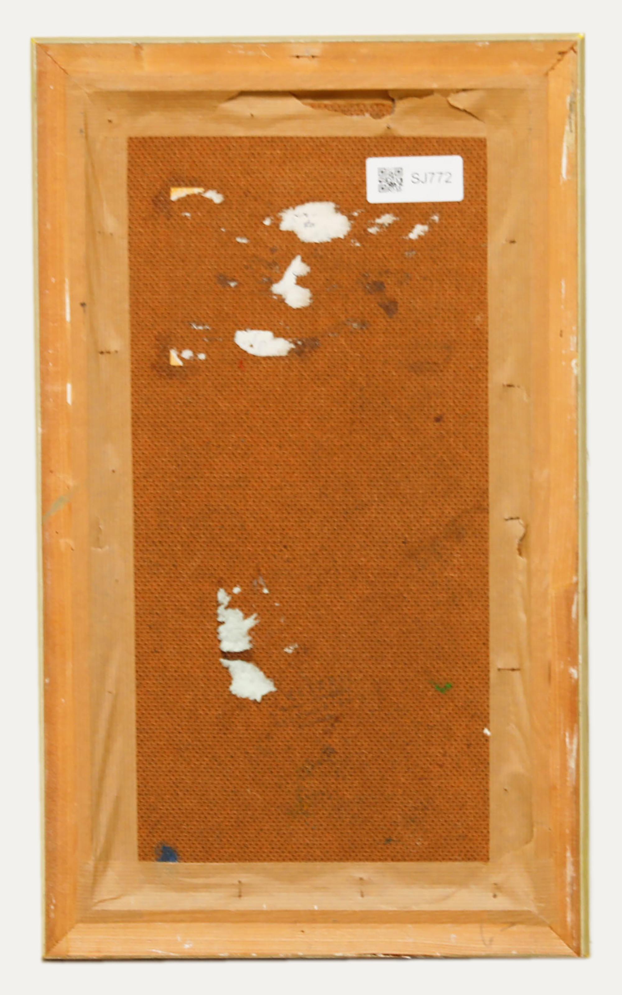 Josep Carretero Gomis (1905-1996) - Olio incorniciato, Veduta del Monumento di Colombo in vendita 2