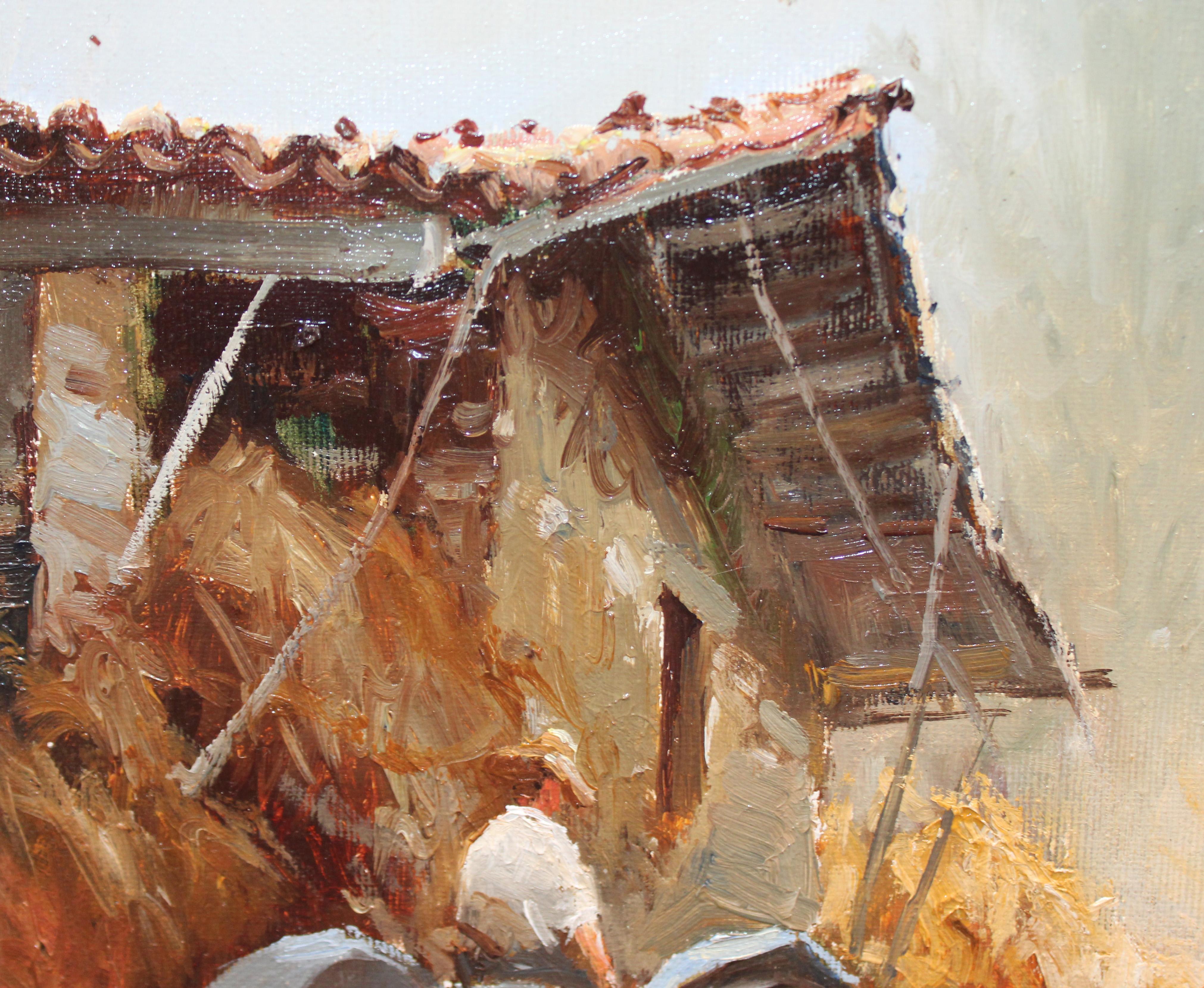 Óleo sobre tela - Escena rural im Angebot 1