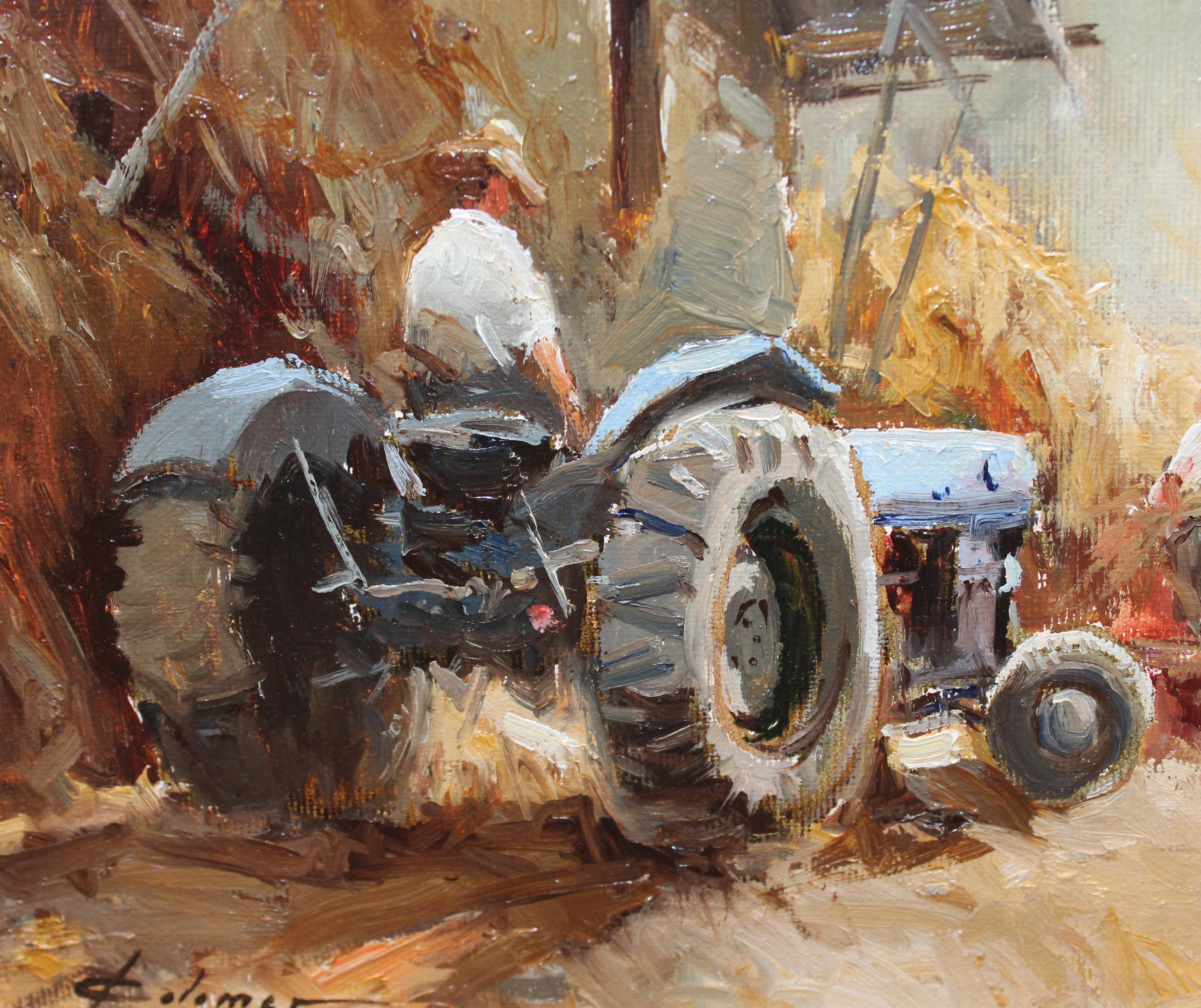 Óleo sobre tela - Escena rural im Angebot 2