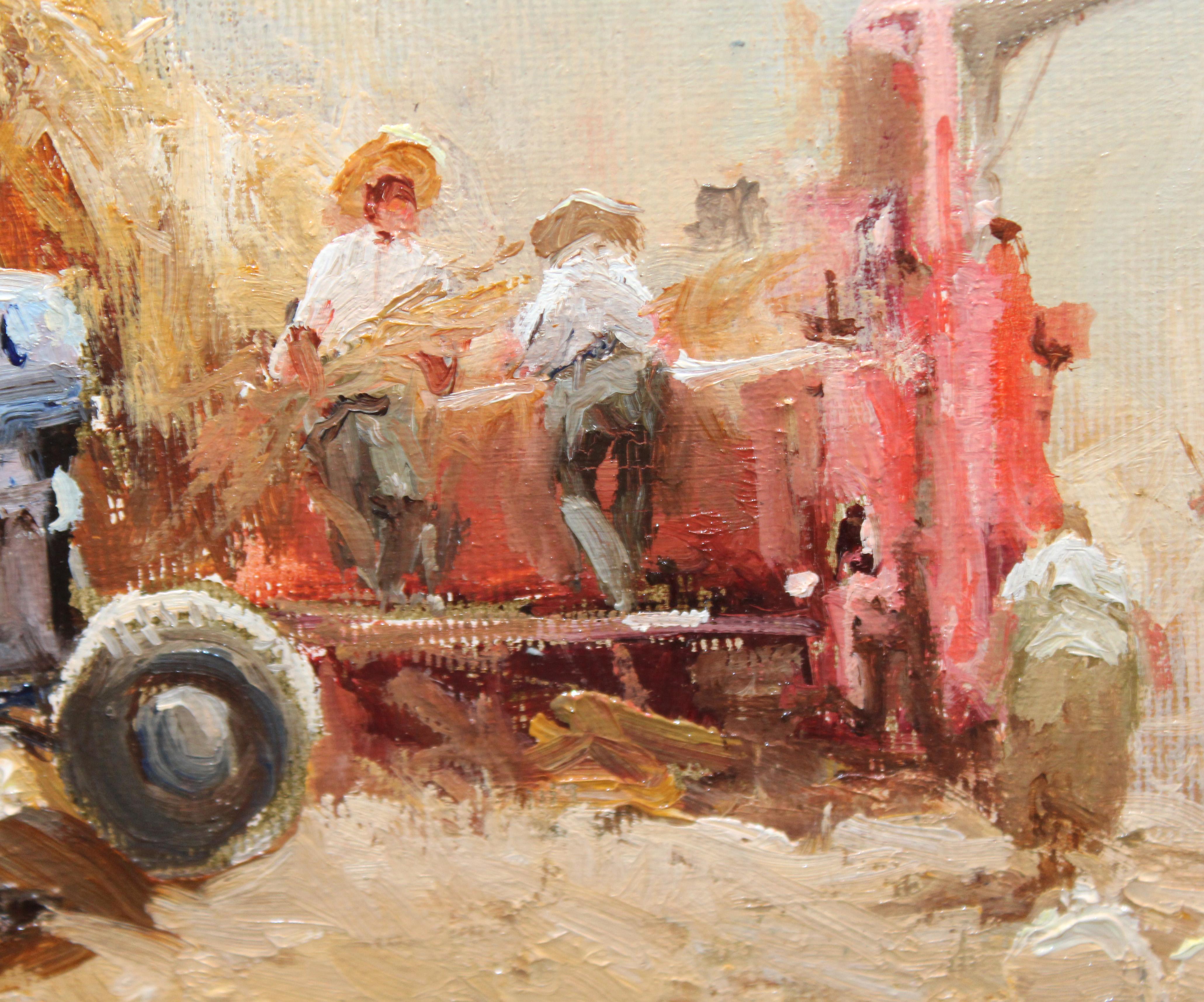 Óleo sobre tela - Escena rural im Angebot 3