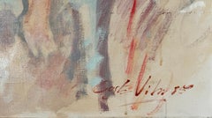 Afternoon with Family oil on canvas painting