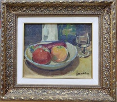 Cruañas. Frutta. dipinto originale