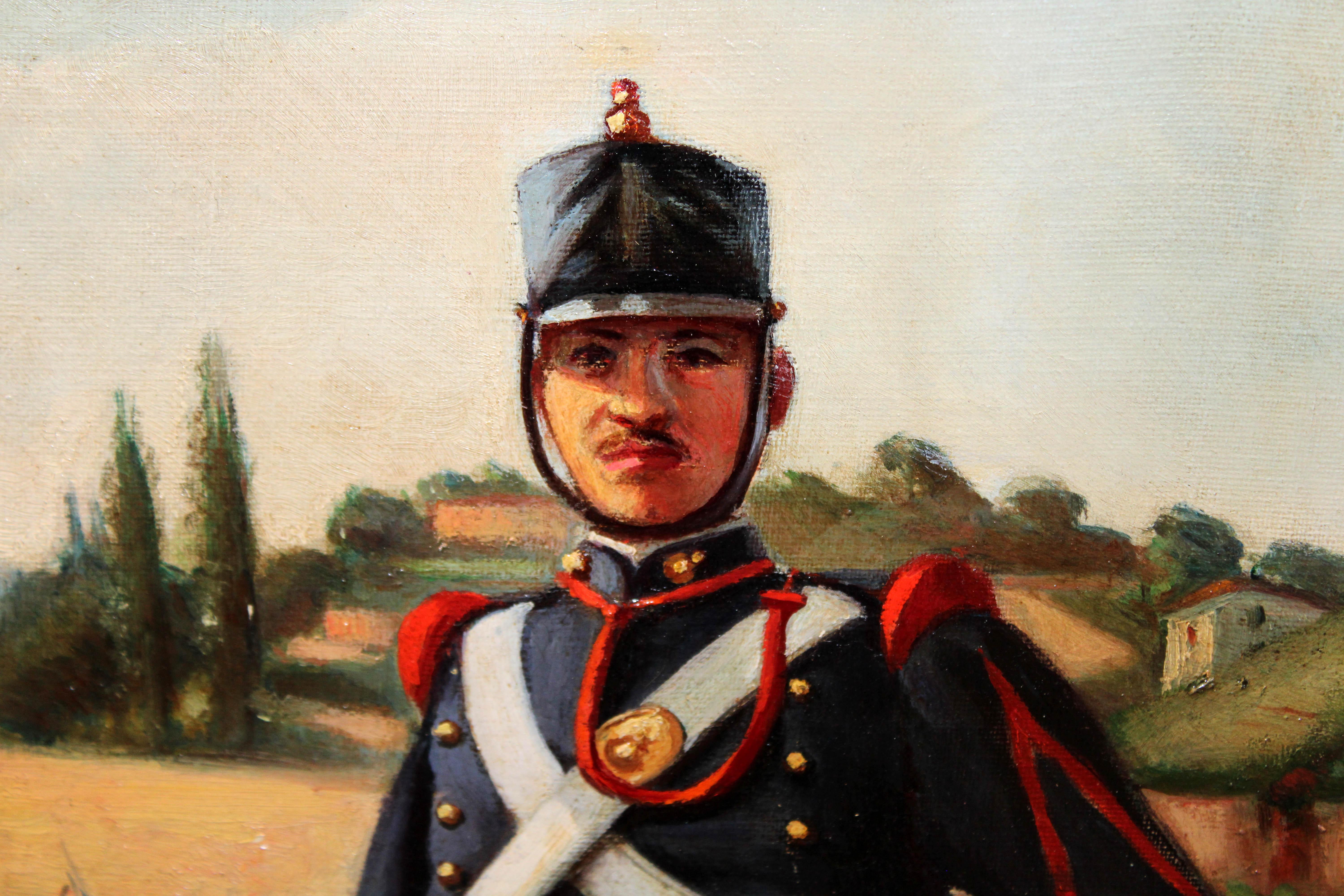 La obra va firmada en firma apócrifa y fechada del año 1899

La obra se presenta enmarcada (el marco tiene las esquinas un poco separadas y despegadas)

Medidas obra: 55 cm. De altura x 30 cm. De ancho

Medidas marco: 65 cm. De altura x 40 cm. De