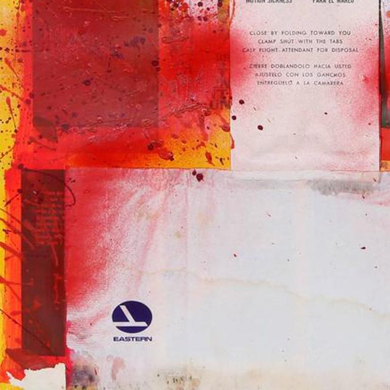 Motion Sickness, Conceptual Acrylic Painting and Collage by Josep Grau-Garriga For Sale 2