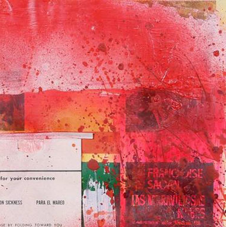 Motion Sickness, Conceptual Acrylic Painting and Collage by Josep Grau-Garriga For Sale 3