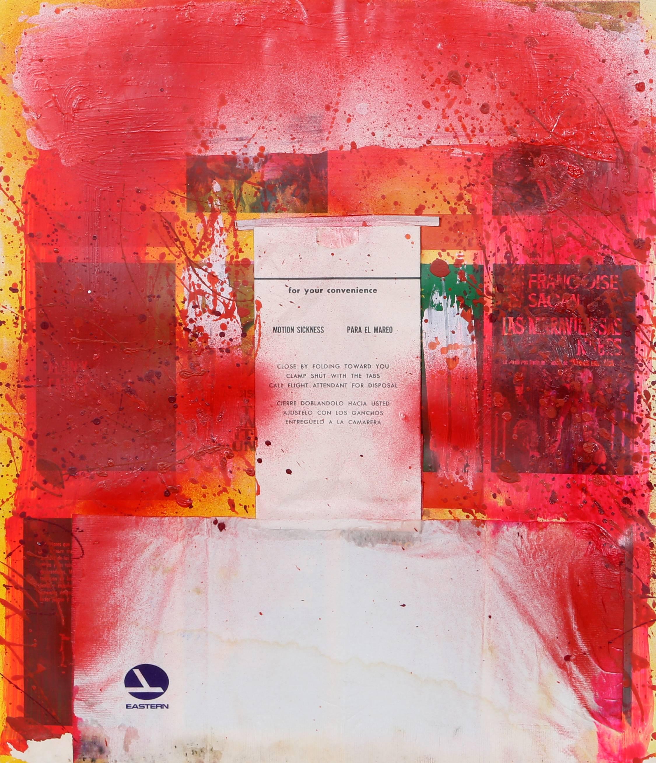 Artist: Josep Grau-Garriga
Title: Motion Sickness
Year: circa 1966
Medium: Mixed Media and Collage on Paper
Size: 23 x 20 inches 