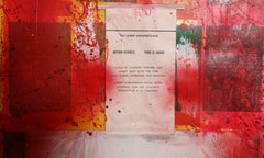 Mal des transports, expressionniste abstrait  Collage de Josep Grau Garriga