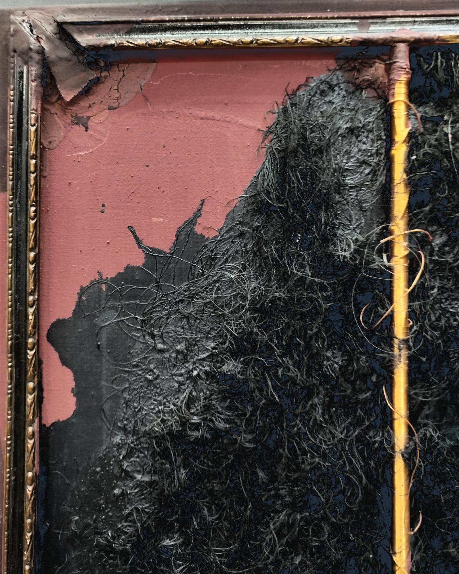 Grau Garriga 14 Textile Collage. abstract - Abstract Mixed Media Art by Josep Grau-Garriga