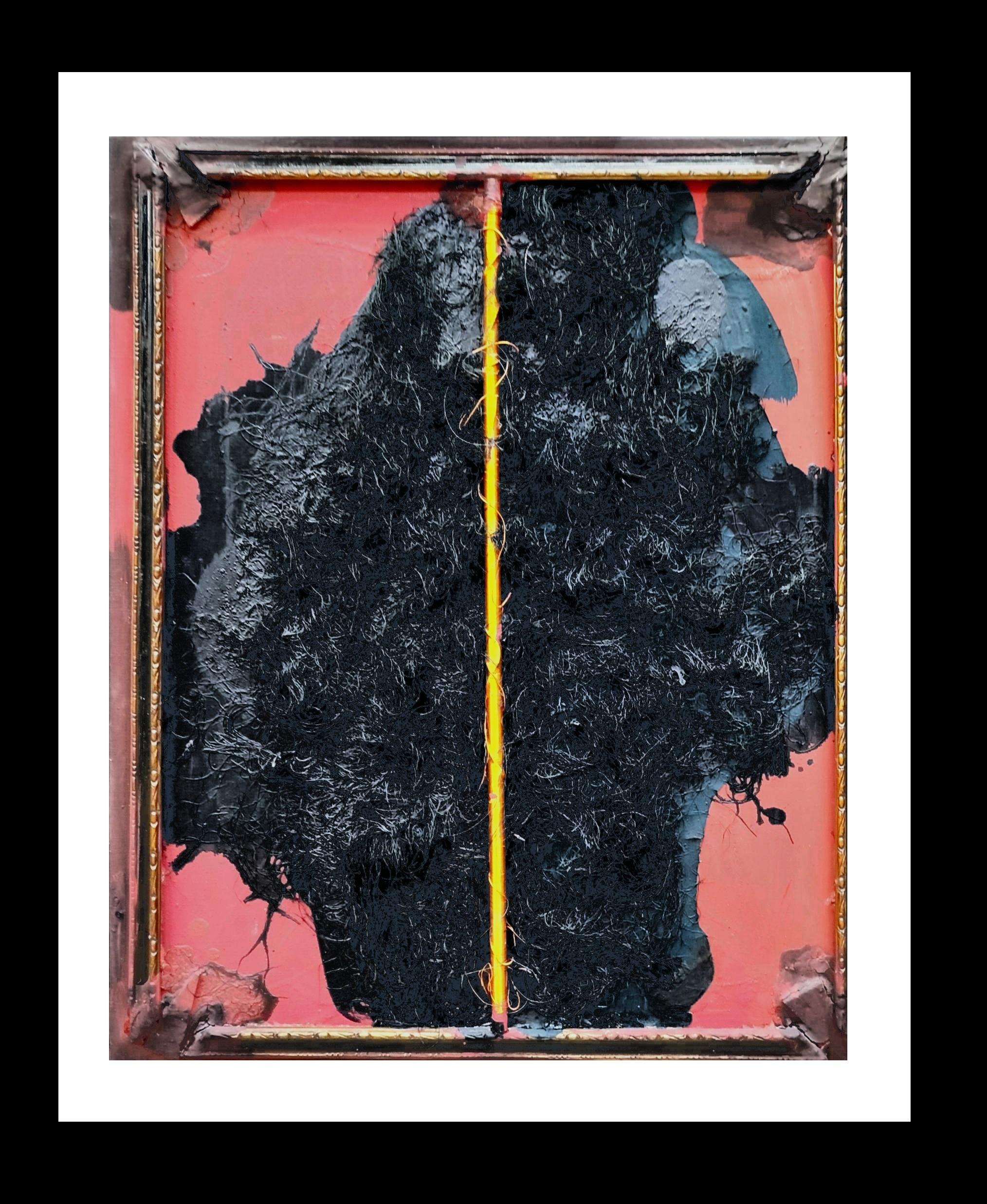 Grau Garriga 14 Textile Collage. abstract