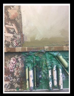 Grau Garriga  6Tessile  Rocchetti di filo  Greene & Greene  Ocra  Collage. astratto