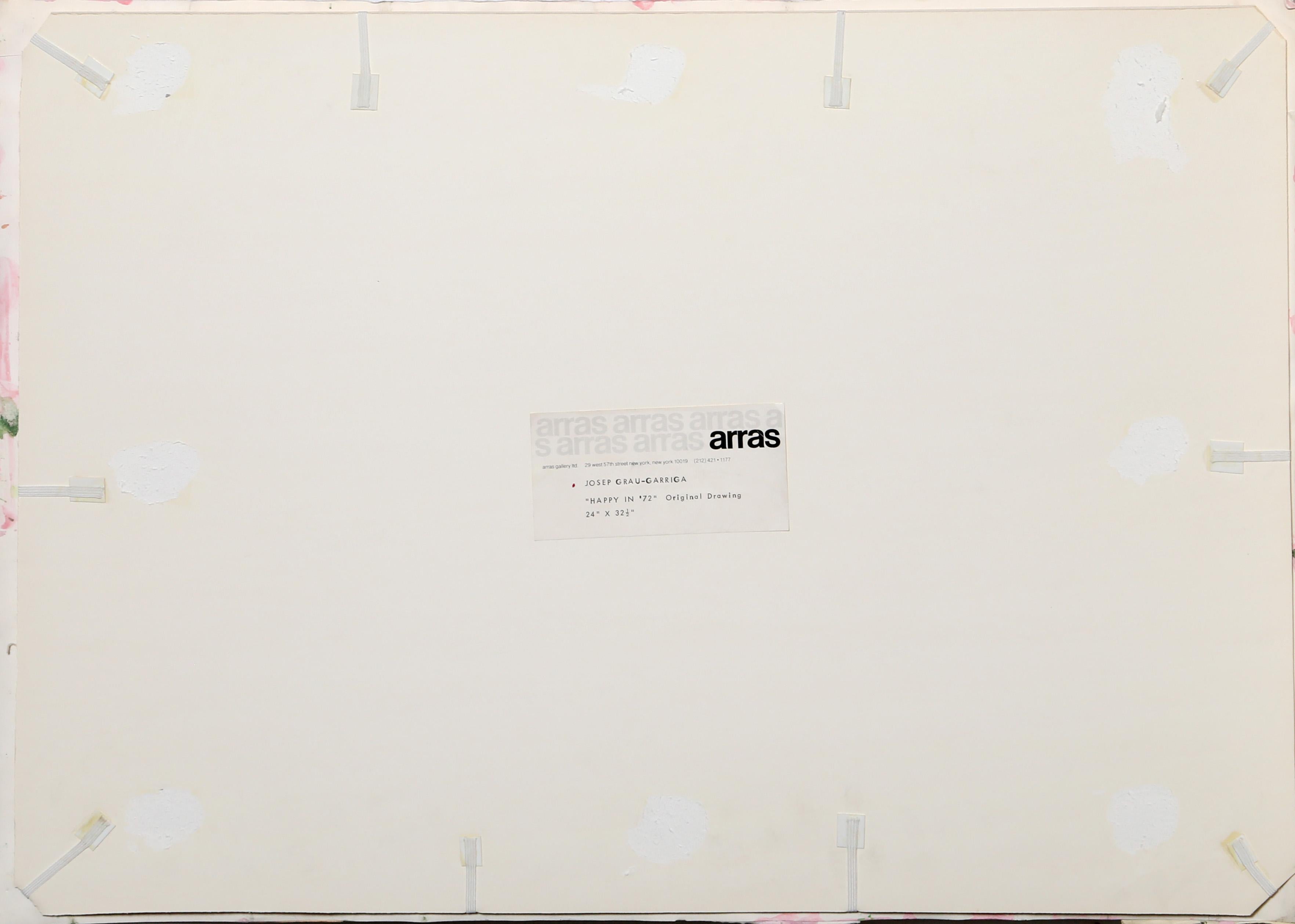 Happy in '72, Abstract Painting by Josep Grau-Garriga For Sale 2