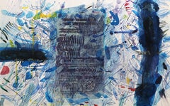 Happy Morning, peinture expressionniste abstraite acrylique de Josep Grau-Garriga