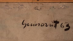 Peinture abstraite moderne signée Josep Guinovart