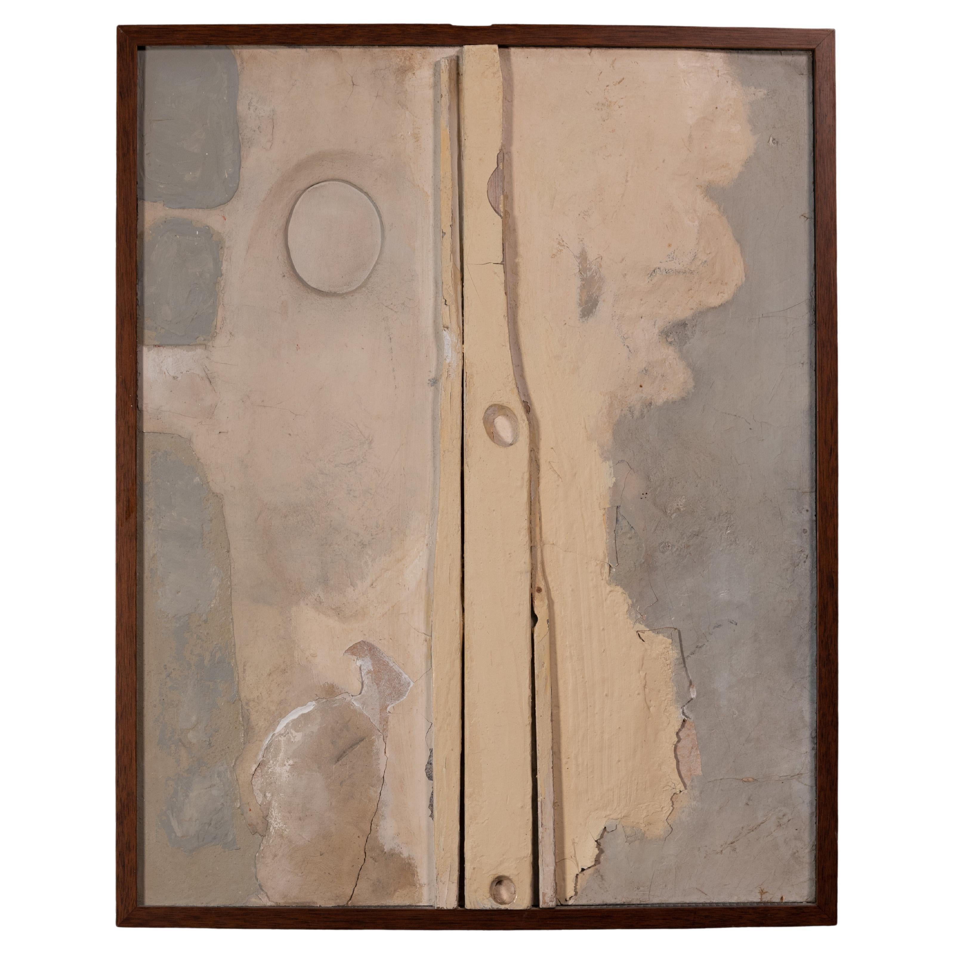 Important painting by the great Spanish artist Josep Guinovart.

Signed and inscribed in the back with is a label from an exhibition at Fiamma Vigo's Galleria Numero, one of the most important contemporary art galleries of the 1960s
This painting is