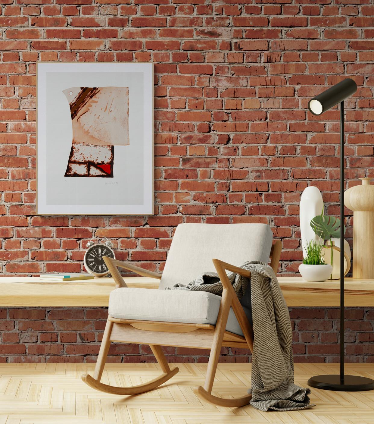 Josep Guinovart IMATGES I TERRA Astrazione contemporanea spagnola colorata a mano - Print di Josep Guinovart Bertrán