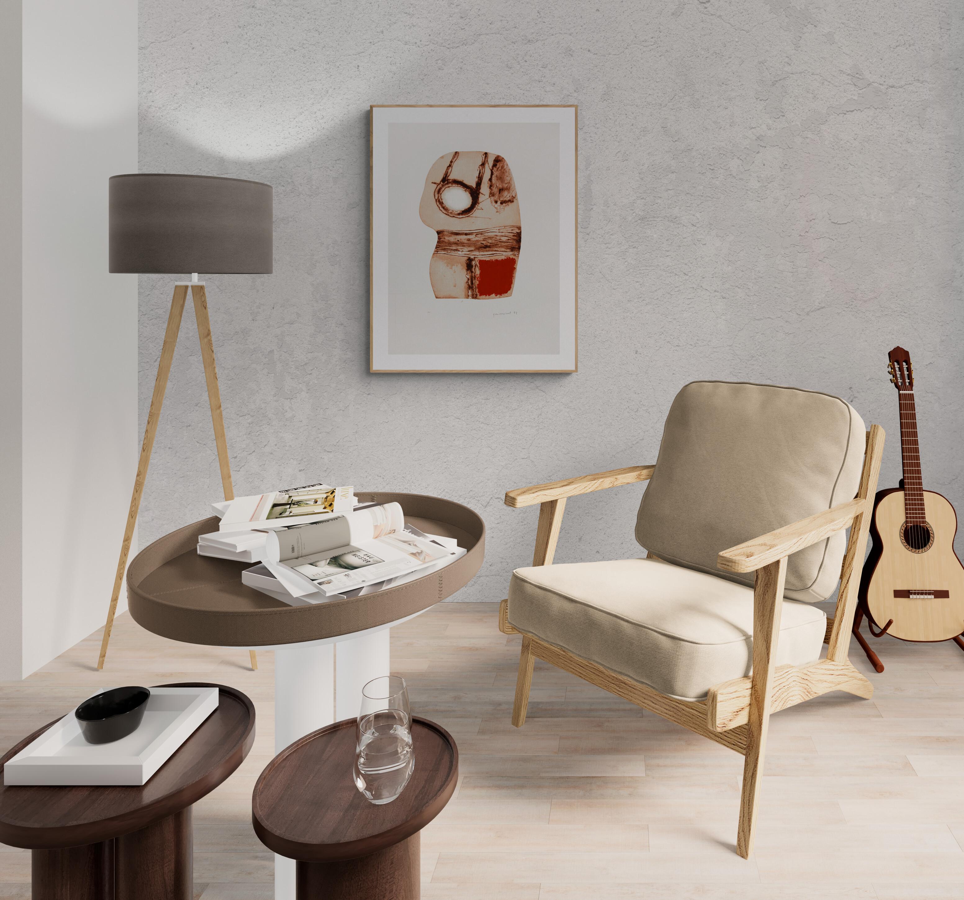 Josep Guinovart IMATGES I TERRA II Coloré à la main Abstraction contemporaine espagnole en vente 3