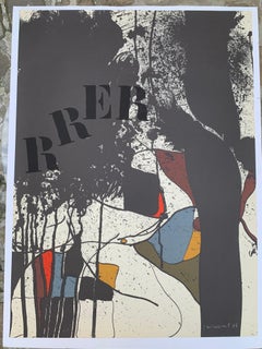 Lithographie de Josep Guinovart - Composition (RRER)