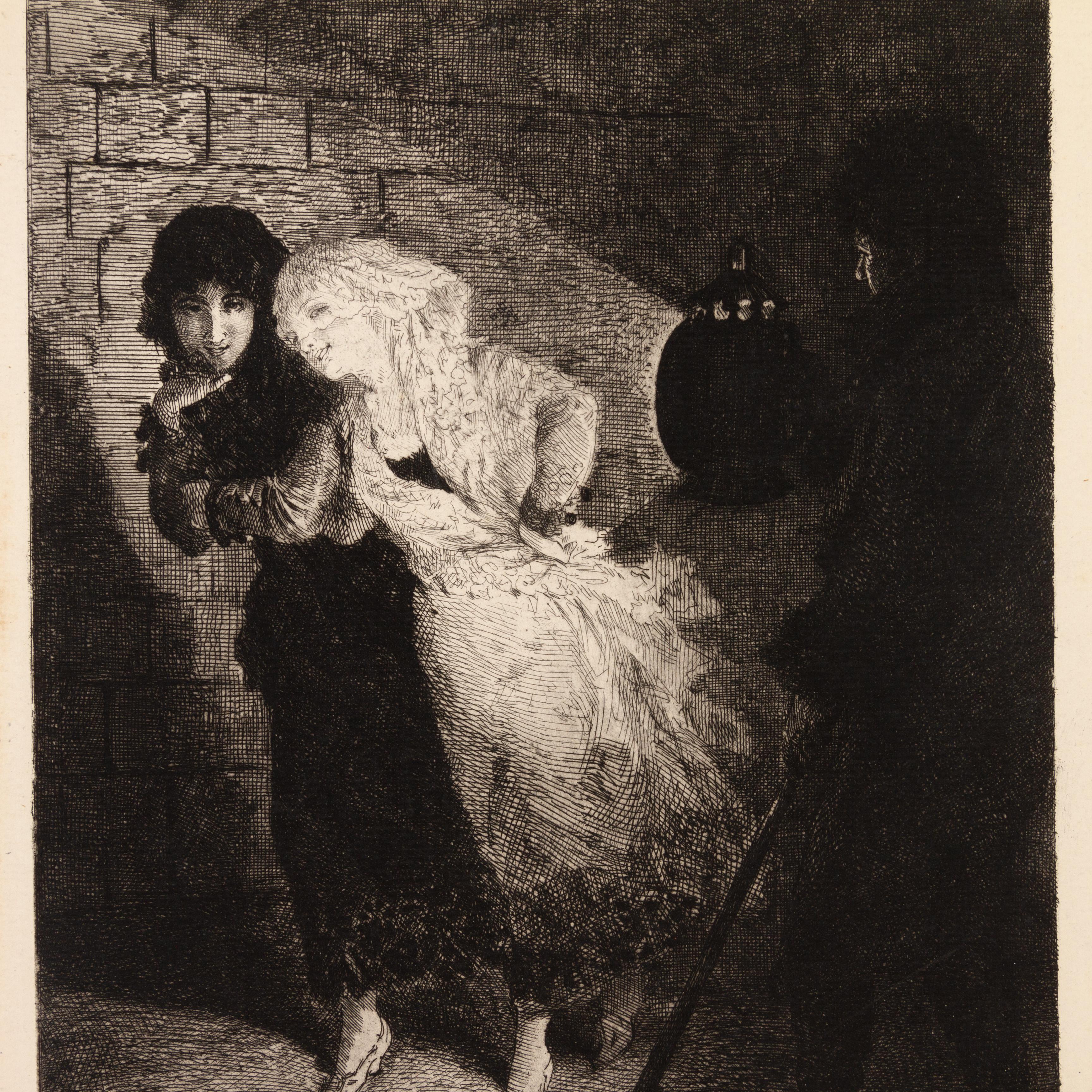 Engraved Josep Llovera i Bufill (1846-1896) Engraving 