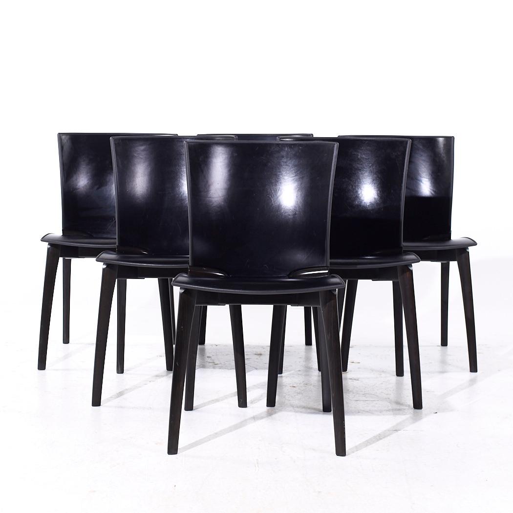 Josep Lluscà for Cassina Cos Mid Century Italian Leather Dining Chairs - Set of 6

Chaque chaise mesure : 18 large x 22 profond x 32.25 pouces de haut, avec une hauteur d'assise / dégagement de la chaise de 18.5 pouces.

Tous les meubles peuvent