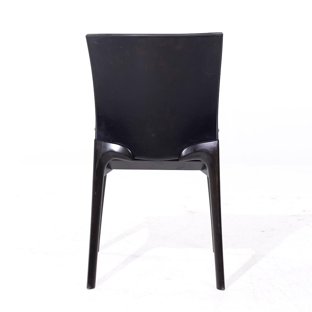 Josep Lluscà for Cassina Cos MCM Italian Leather Dining Chairs - Set of 6 en vente 1