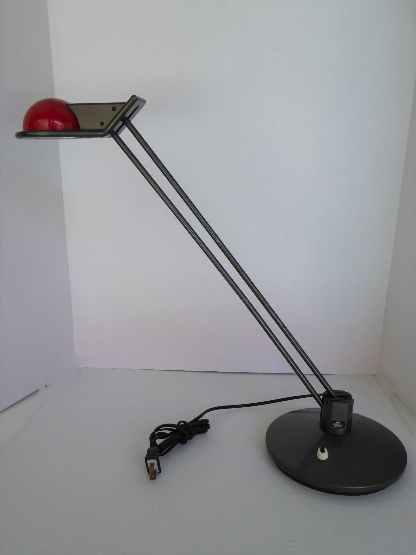 Moderne Josep Lluscà for Metalarte Post Modern ANADE Side /Desk Lamp 1985 Spain  en vente