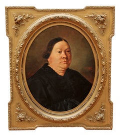 Óleo sobre tela - Ritratto di un'anziana - Año 1879