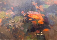 Andalusian town oil on canvas painting spanish landscape Spain