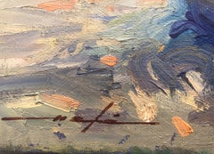 Seascape Spain oil on canvas painting Mediterranean spanish