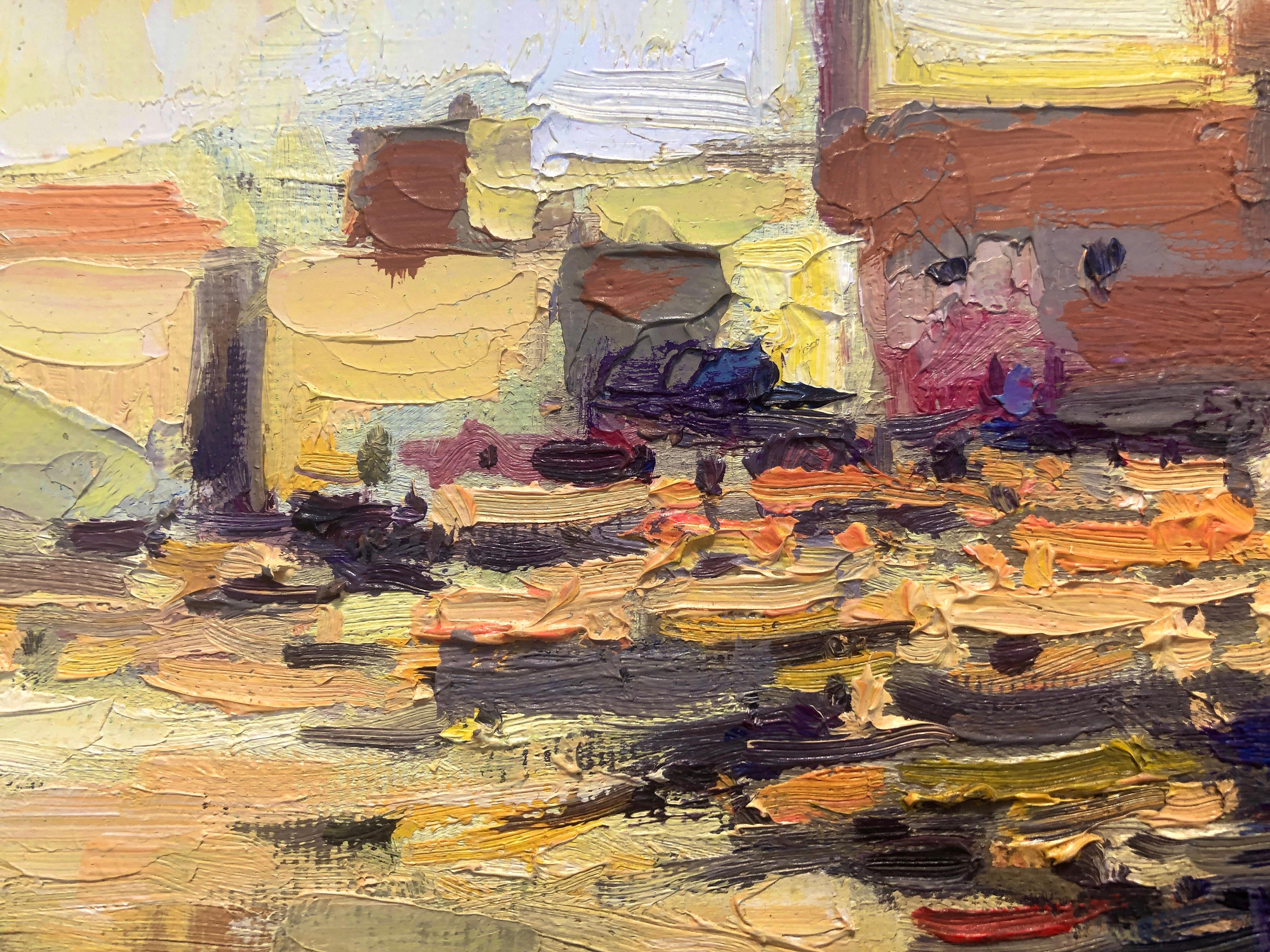 mediterranean painting on canvas