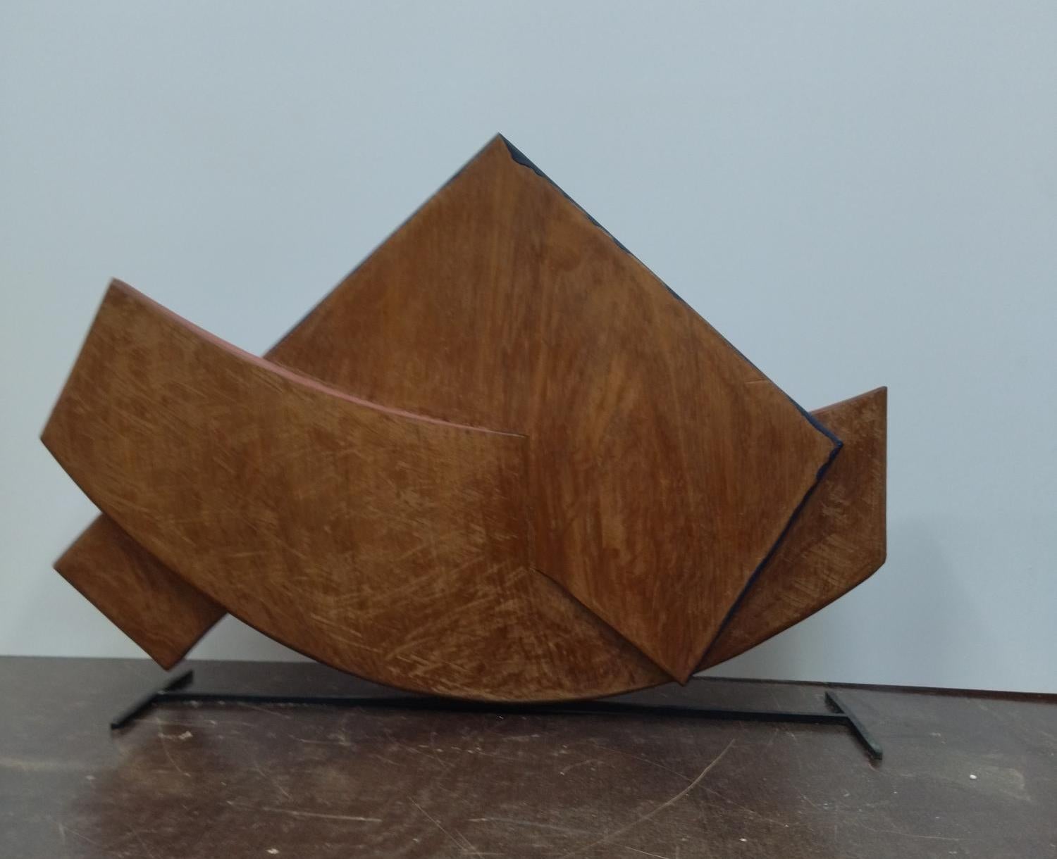 Codina Corona.   Boat   la barca  Original- wood realistic sculpture- For Sale 6