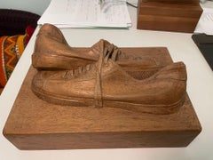 Codina Corona  Deportivas Original- scultura realistica in legno-