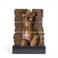 Josep Maria Subirachs Escultura Torso Desnudo Bronce