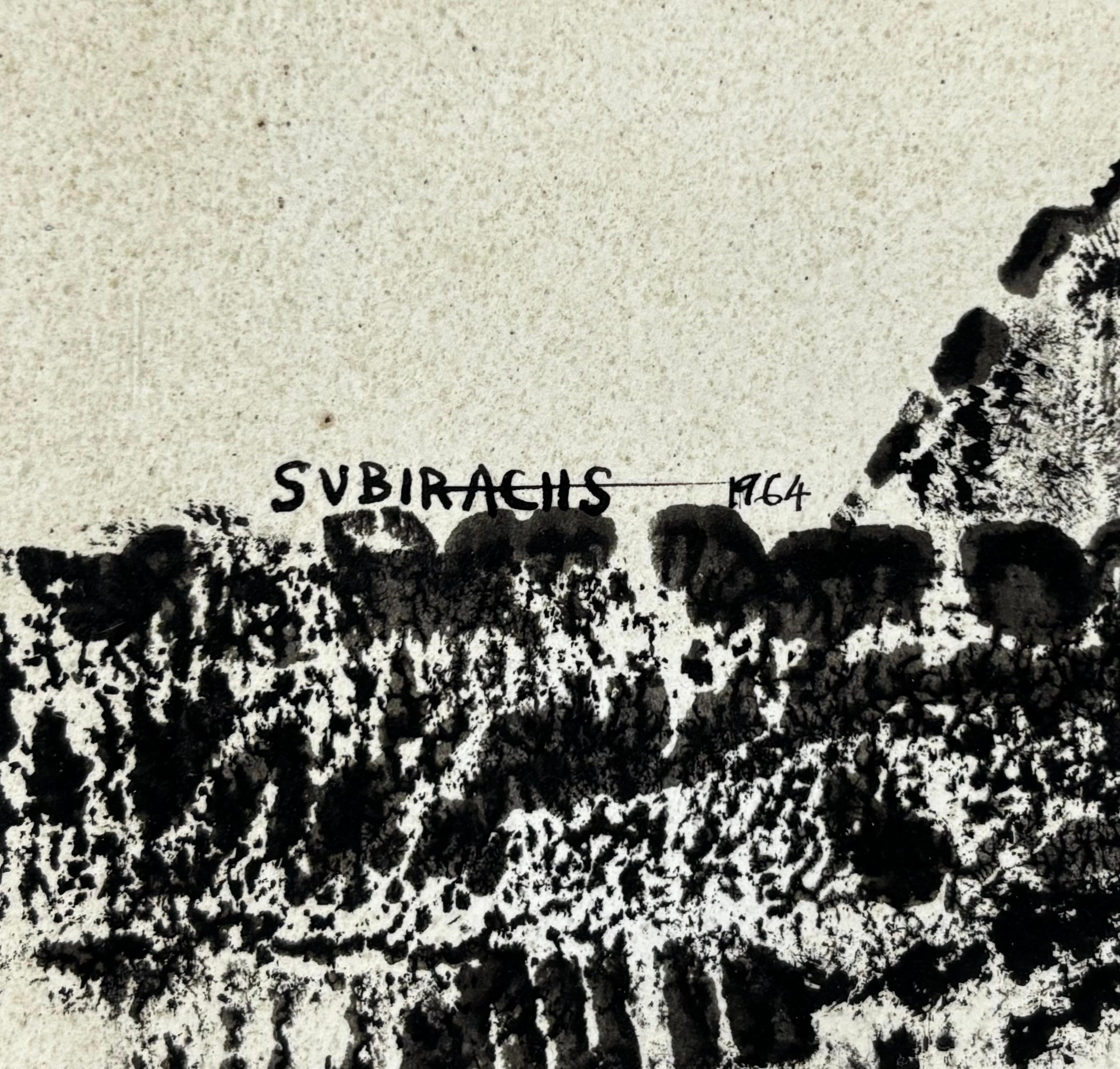 DIBUJO - JOSEP MARIA SUBIRACHS - ECLIPSE, 1964 For Sale 6